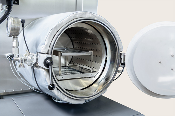 GS Vacuum Furnace, 250 ° C, combinated with the vacuum antechamber d = 400
